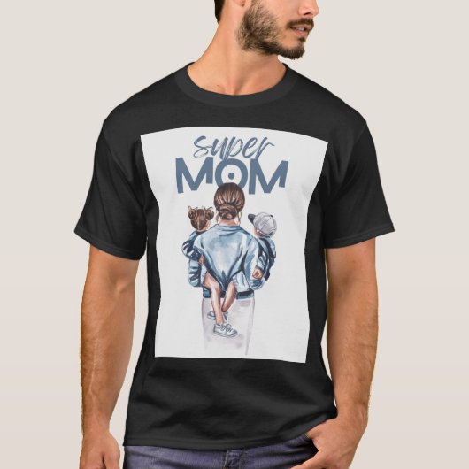 T-shirt Super Maman (Devant)