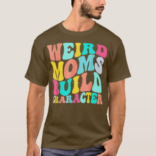 T-shirt super maman bizarre construire caractère 373