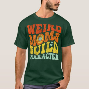 T-shirt super maman bizarre construire le caractère 276