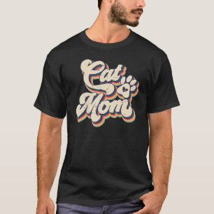 T-shirt Super Maman de Chat Rétro  Maman de Chat Fête des 