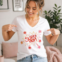 Super Maman Fleur Bande Dessinée Bulle Dessin Mère