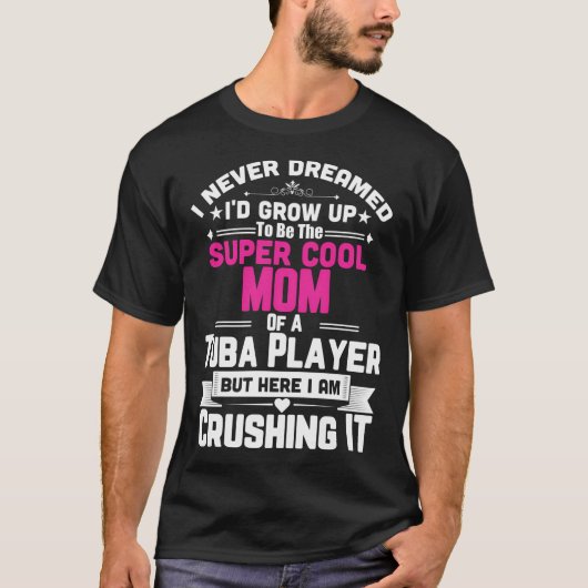T-shirt Super Maman Tuba Marching Band (Devant)