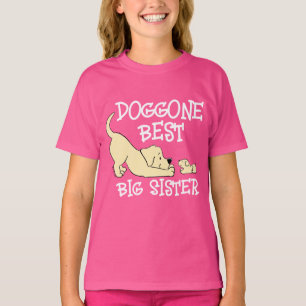 T-shirt Super Meilleure Grande Soeur Mignonne Tenue Assort