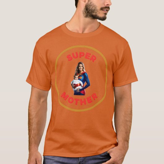 T-shirt Super Mère vintage (Devant)