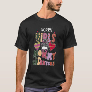 T-shirt super Messy Cheveux Bun Désolé Girls Maman Is My V