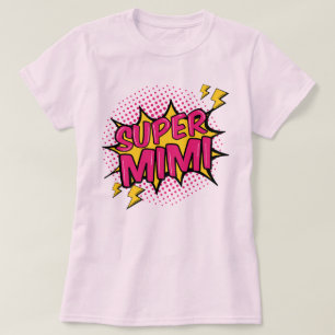 T-shirt Super Mimi Comic Superhero