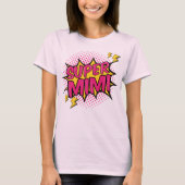 T-shirt Super Mimi Comic Superhero (Devant)