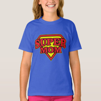 T-shirt Super Mom Hero Design