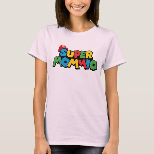 T-shirt Super Mommio pour la meilleure maman (Devant)