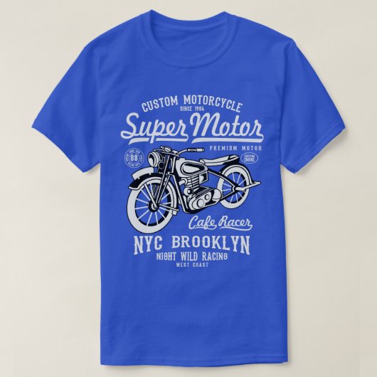 T-shirt Super Motor Cafe Racer (Design devant)