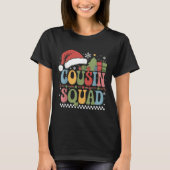 T-shirt Super Noël Cousin Squad Xmas Matching Boys G (Devant)