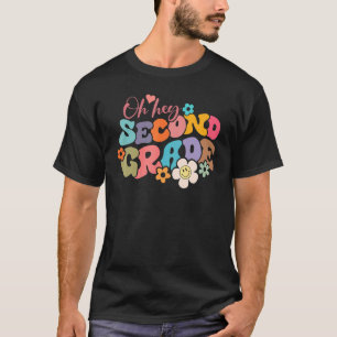 T-shirt Super Oh Hey 2e classe Retro Enseignants Stud