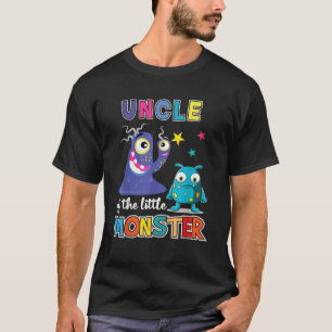 T-shirt Super Oncle Du Petit Monstre Premier Anniversaire