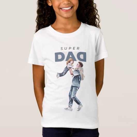 T-Shirt Super papa (Devant)