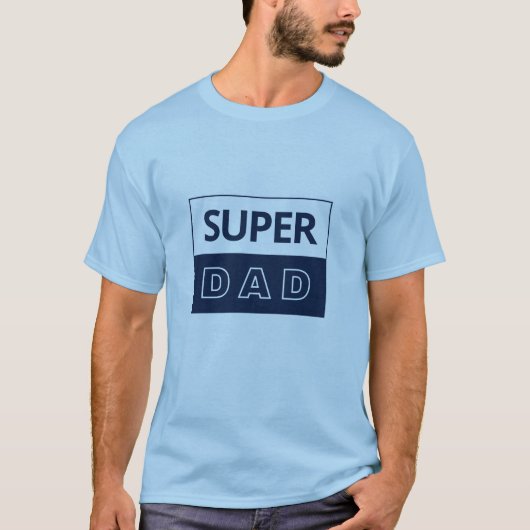 T-shirt Super papa (Devant)