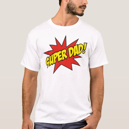 T-shirt Super papa ! (Devant)