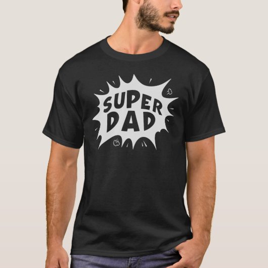 T-shirt Super papa (Devant)