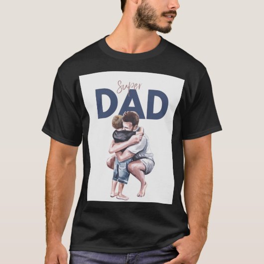 T-shirt Super Papa (Devant)