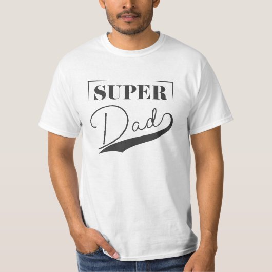 T-shirt Super papa (Devant)