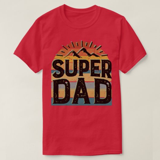 T-shirt super papa 5 (Design devant)