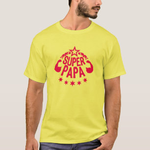 T-shirt super_papa_bras_muscle_stars1