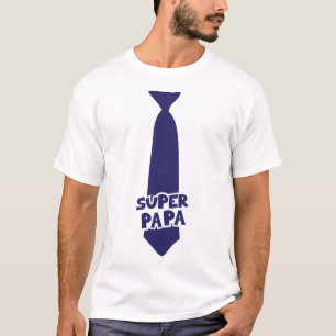 T-shirt super papa cravate 802