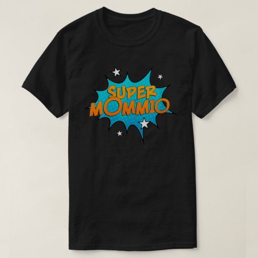 T-shirt Super Papa et maman Funny Tee (Design devant)