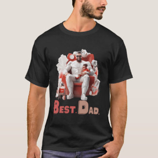 T-shirt Super Papa Le Héros De Tous Les Jours