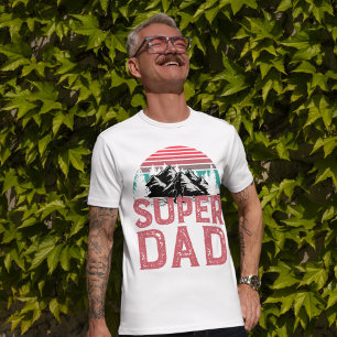 T-shirt Super Papa L'Homme Le Mythe La Légende Cadeau