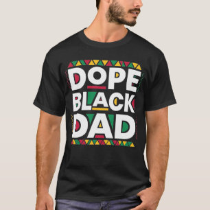 T-shirt Super papa noir américain pour la fête des pères a