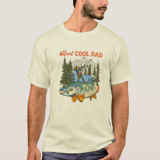 T-shirt Super Papa Pêche Cadeau de Fête des Pères pour Pêc