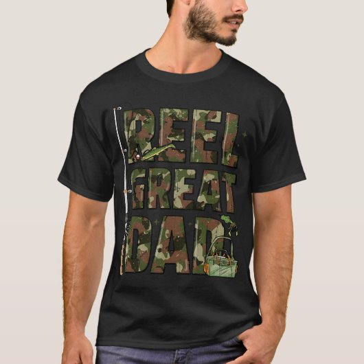 T-shirt Super Papa Pêcheur (Devant)