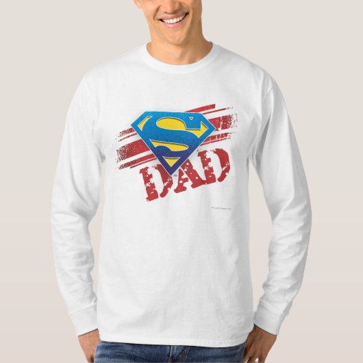 T-shirt Super Papa Stripes (Devant)