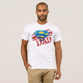 T-shirt Super Papa Stripes (Devant entier)