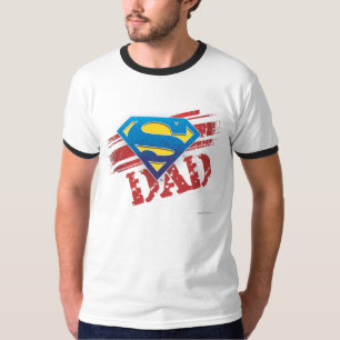 T-shirt Super Papa Stripes