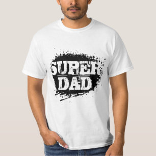 T-shirt Super papa tee - shirt pour Fête des pères