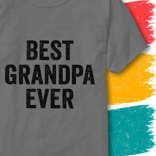 T-shirt Super Papy Rétro Incroyable Meilleur Papy