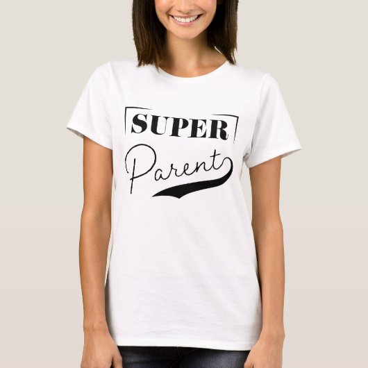 T-shirt Super parent (Devant)