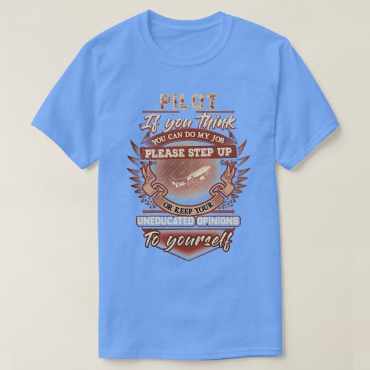 T-shirt Super pilote de Witty (Design devant)