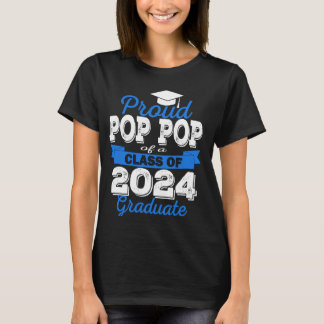 T-shirt Super Pop Pop Pop de 2025 Graduate Graduate Fa