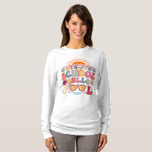 T-shirt Super Retro Design Bye Bye School Hello Pool Cool (Devant entier)