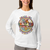 T-shirt Super Retro Floral Daisy Grade One Nom de l'enseig (Devant)