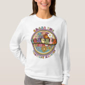 T-shirt Super Retro Floral Daisy Grade Two Nom de l'enseig (Devant)