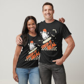 T-shirt Super Retro Ghost Halloween Creep It Real Boys Sk (Unisexe)