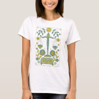 Super Retro Libra Horoscope Astrologie Vert