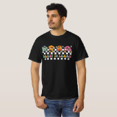 T-shirt Super Retro Vie de l'enseignant Daisy Hippy Be Kin (Devant entier)