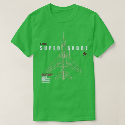 T-shirt Super Sabre F100  (Design devant)