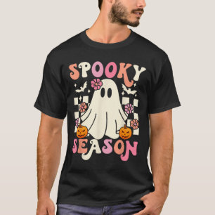 T-shirt Super saison Éffrayante mignonne Fantôme Citrouill
