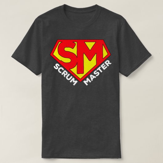 T-shirt Super Scrum Master Agile Scrum Master Balsamique B (Design devant)