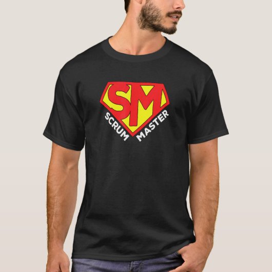 T-shirt Super Scrum Master Agile Scrum Master Master (Devant)